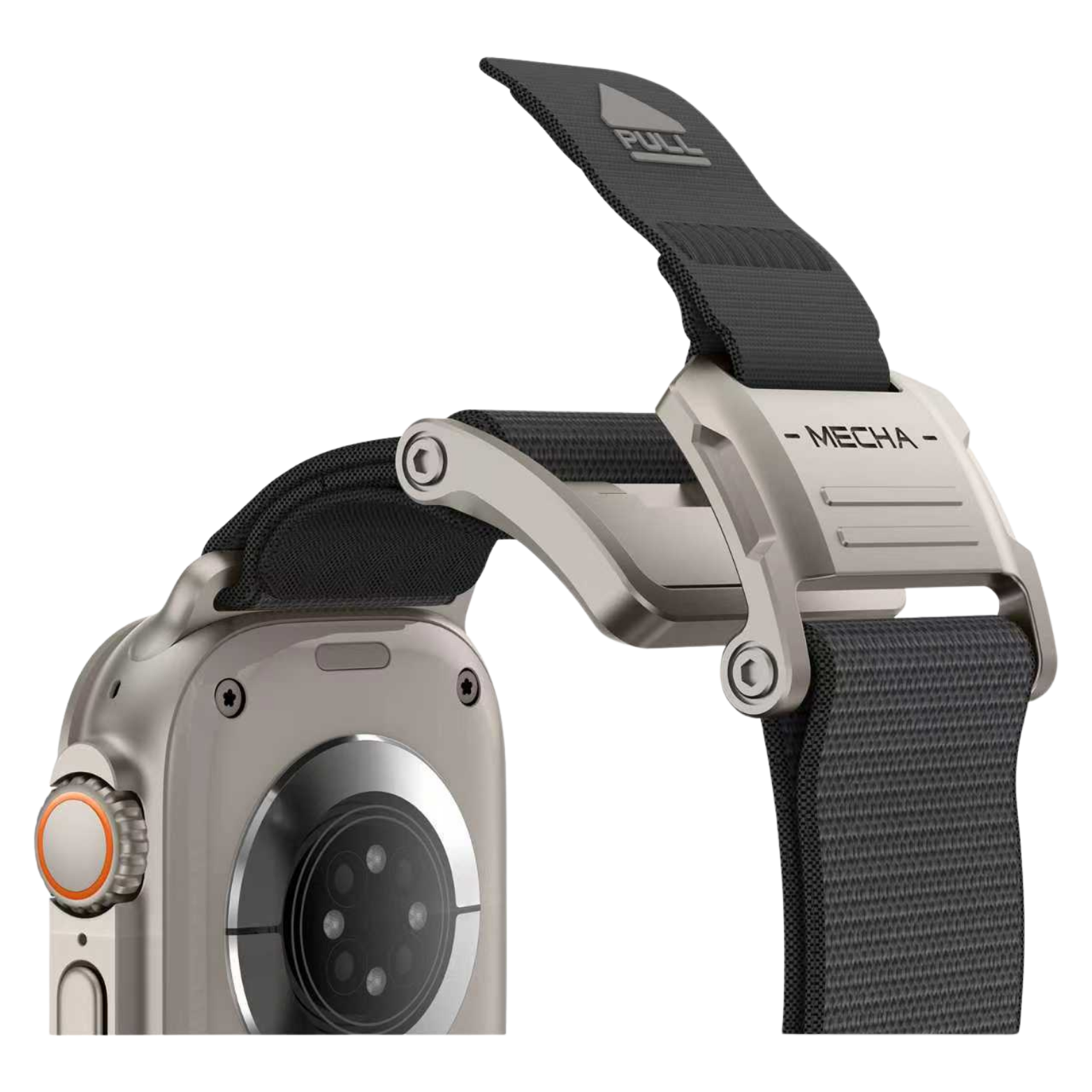 Mecha Band Sport Style 301 Stainless Steel Magnetic Connection iwatch S & Ultra 44MM~49MM
