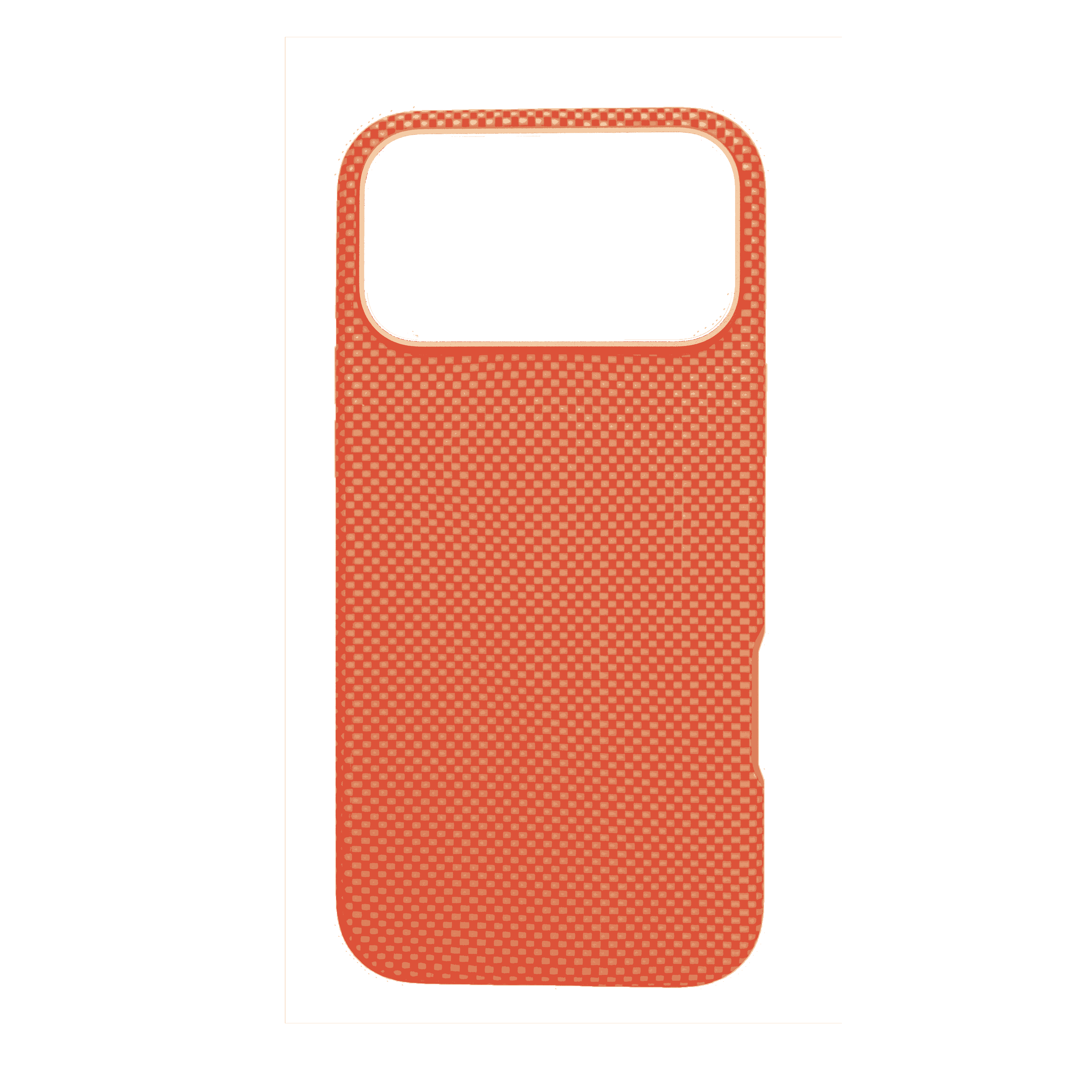Iphone Aramid fiber full-coverage phone case ultimate protection orange