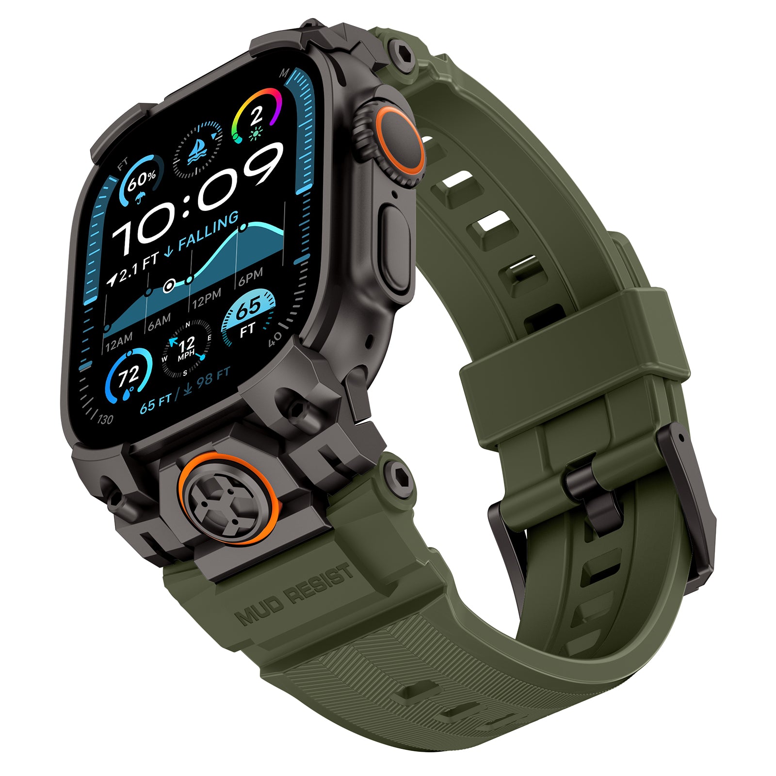 Armor Band Tough Guy Style 301 Stainless Steel iwatch Ultra 49MM