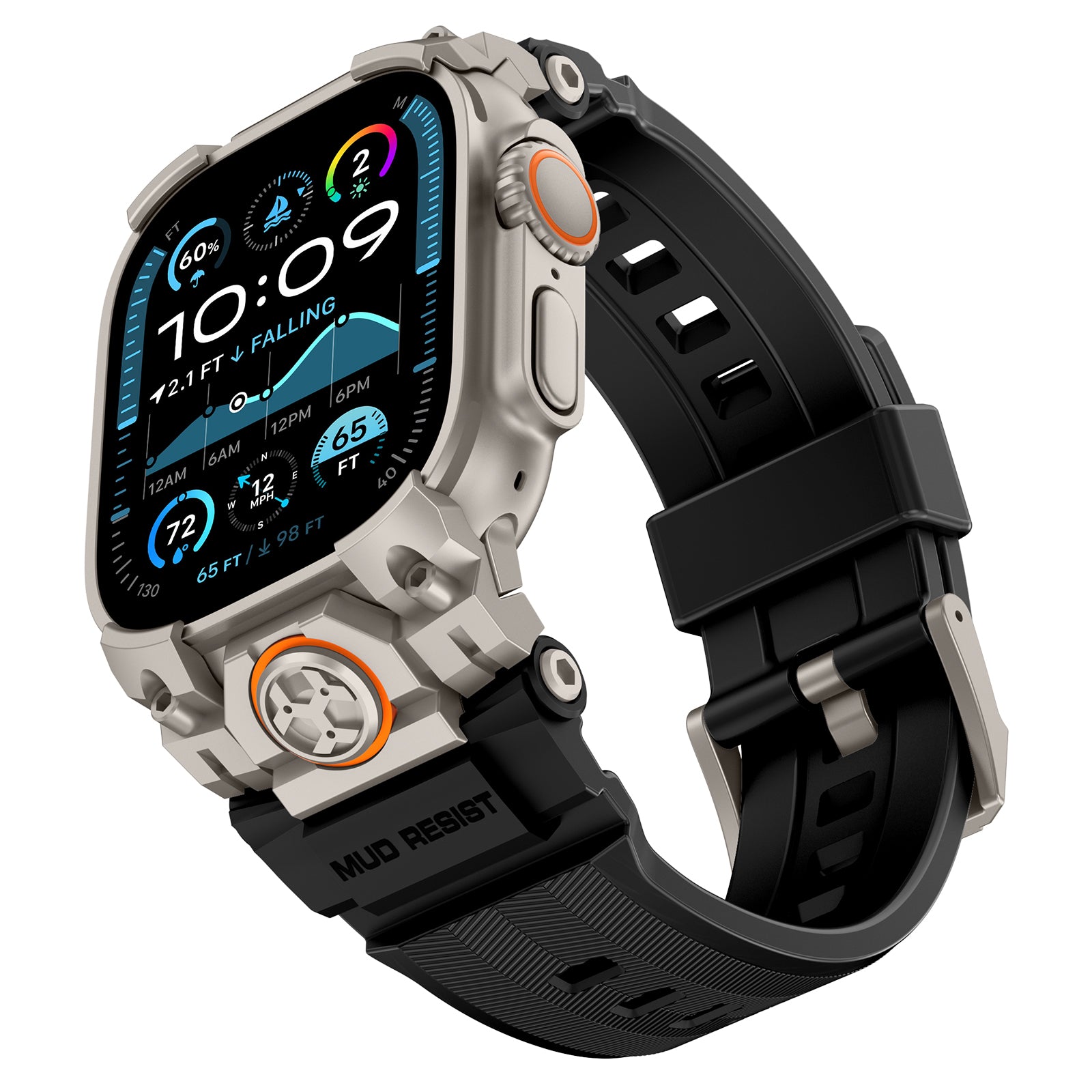 Armor Band Tough Guy Style 301 Stainless Steel iwatch Ultra 49MM