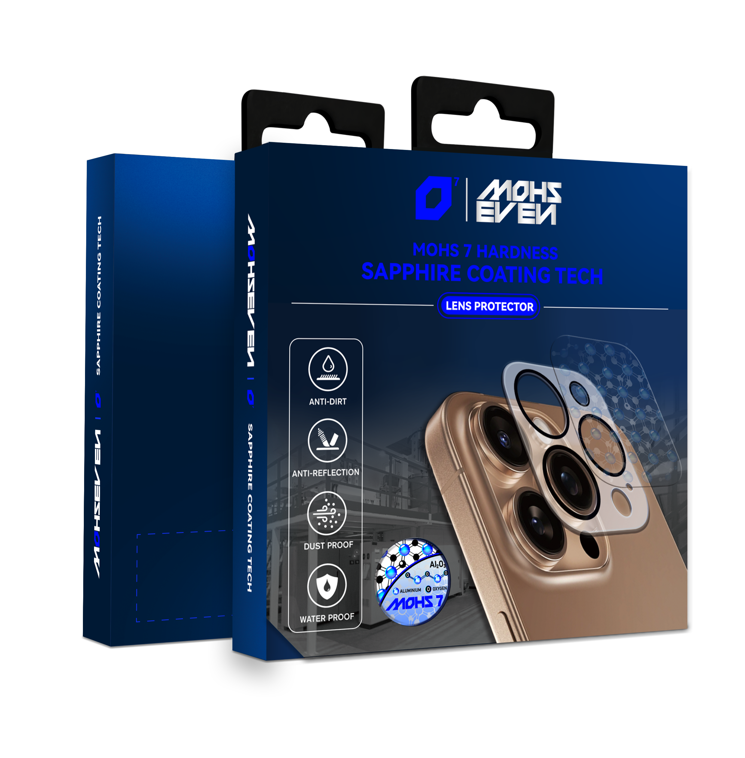 Sapphire Coating iphone Full Lens Mohs 7 Hardness Scratch Resistance High Definition
