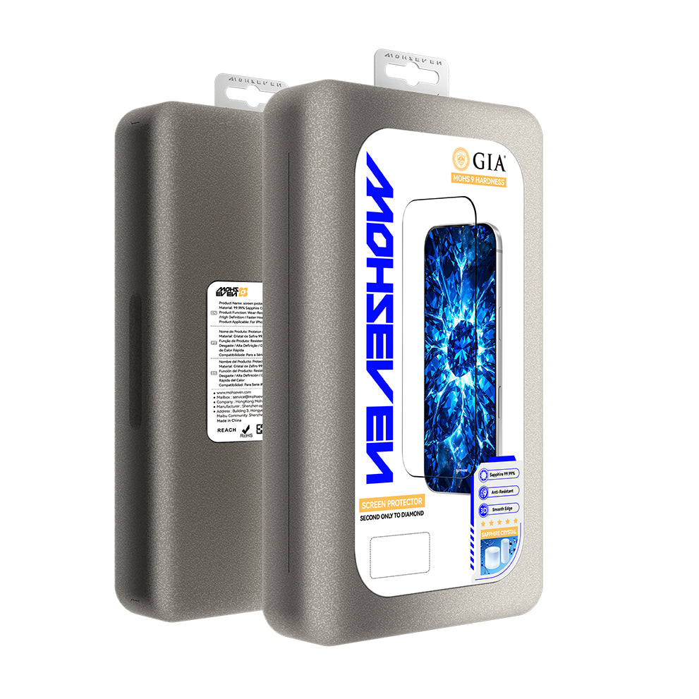 99.99% Sapphire iphone Mohs 9 Hardness Edge Glue Glass HD