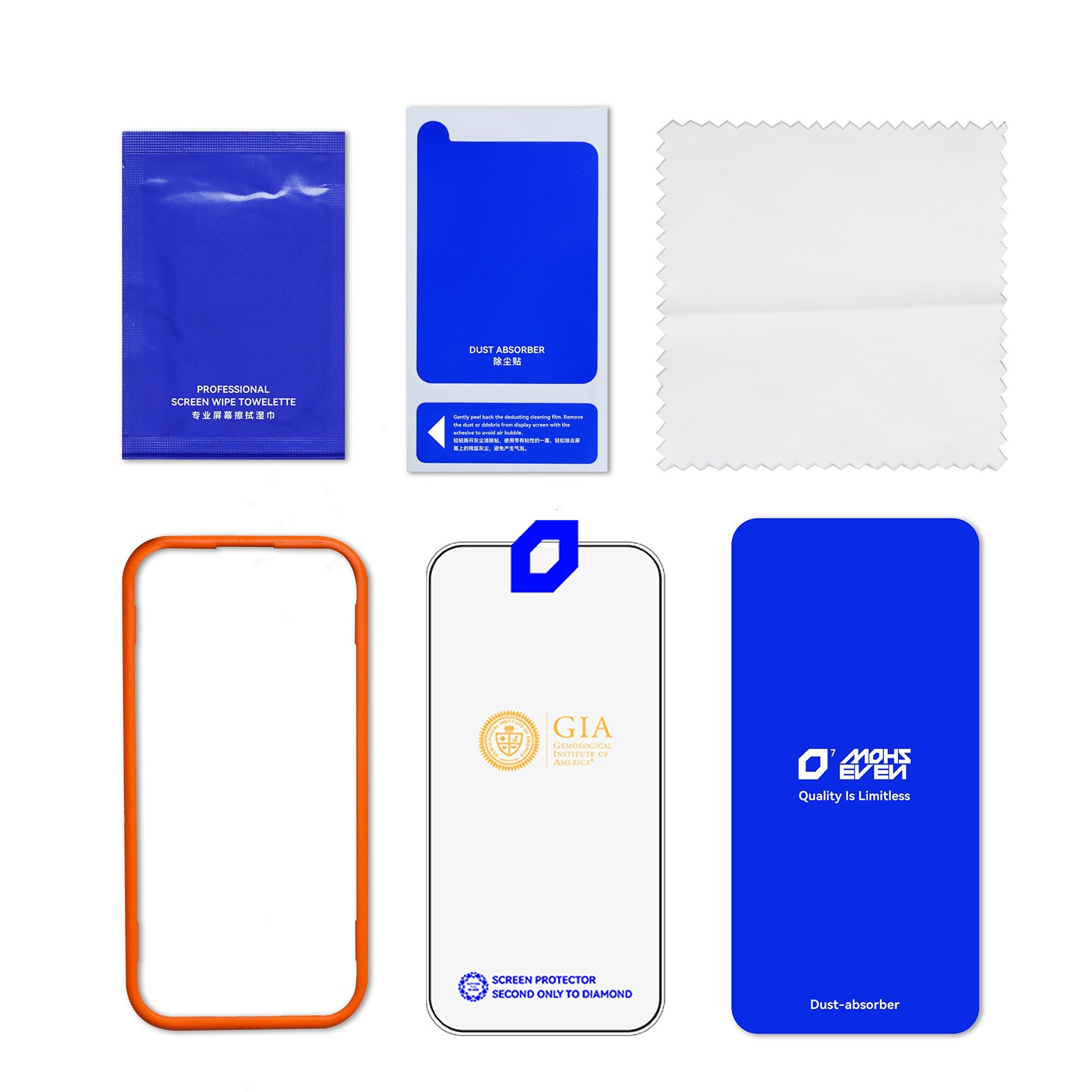 99.99% Sapphire iphone Mohs 9 Hardness Edge Glue Glass HD